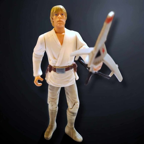 Star Wars - Luke Skywalker - 1999 Hasbro w/ Comm Tech - Loose - Picture 3 of 4